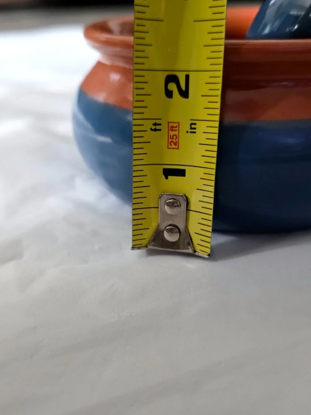 Vintage Terracotta Stone Salsa Bowl